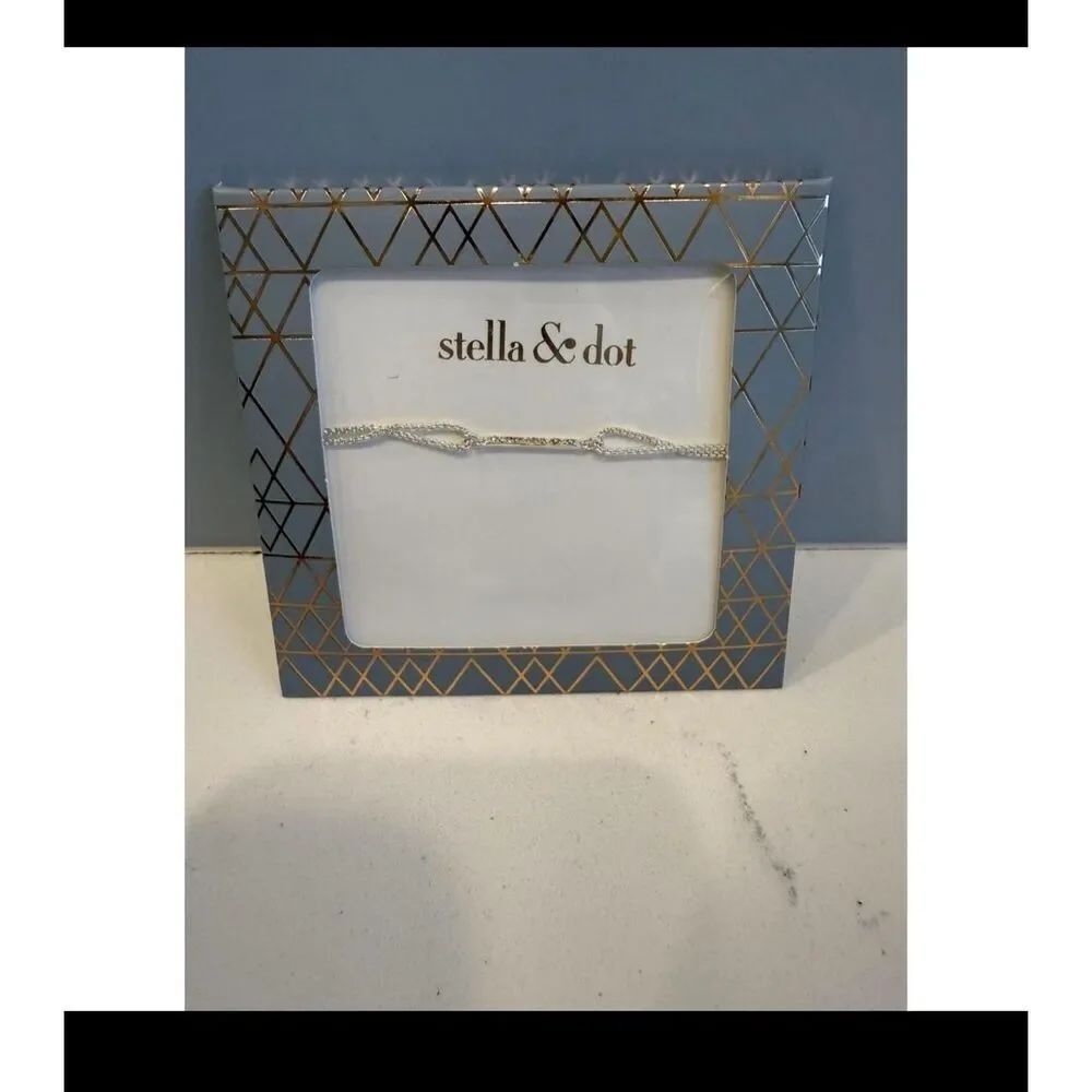 Stella & Dot Pave Wishing Bracelet - Silver NIB gifting birthday Christmas